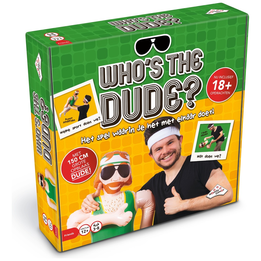 bemanning aangrenzend Bedreven Who's the Dude Partyspel | Smyths Toys Nederland