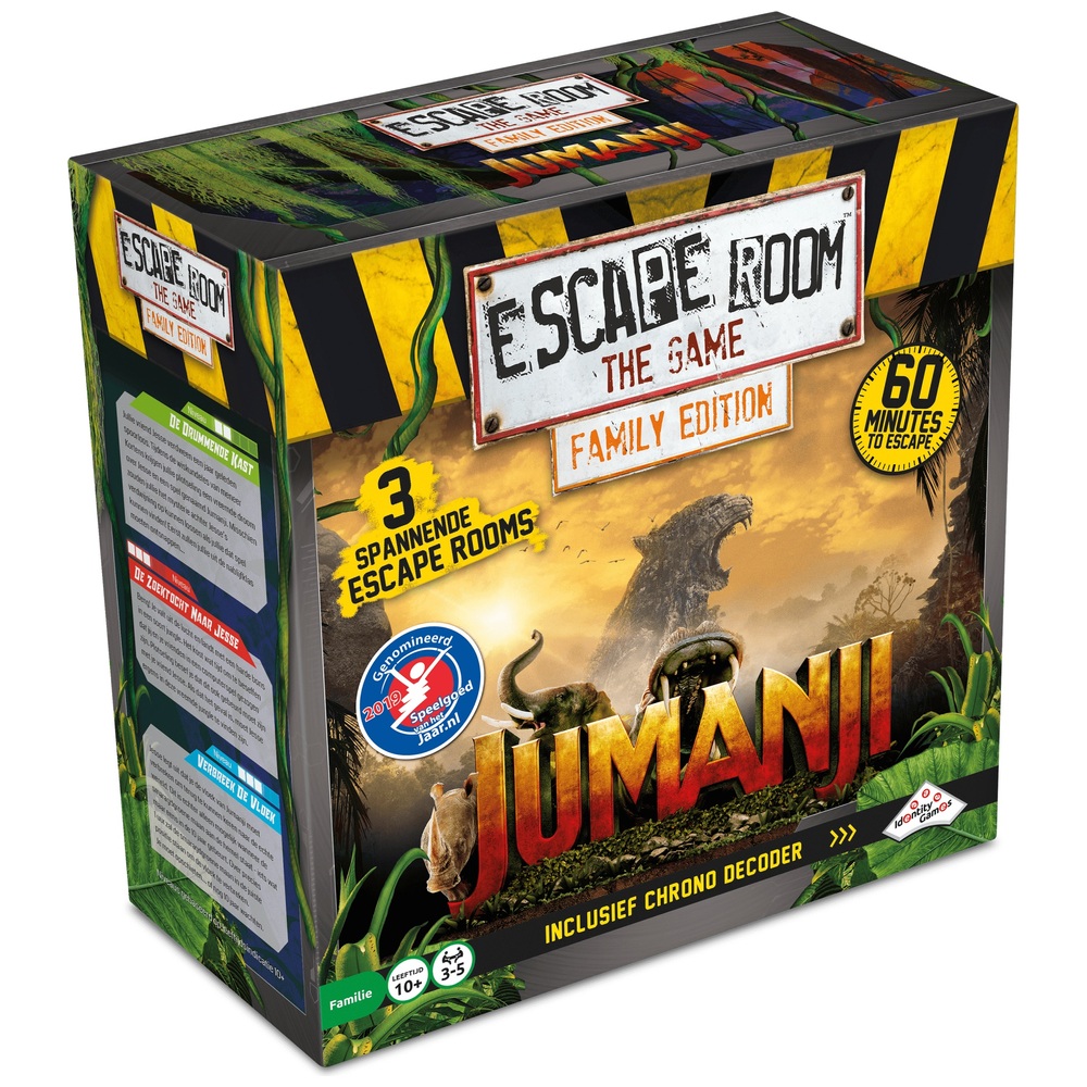 Achtervolging Pygmalion Omgekeerd Escape Room The Game Jumanji Familie Spel | Smyths Toys Nederland