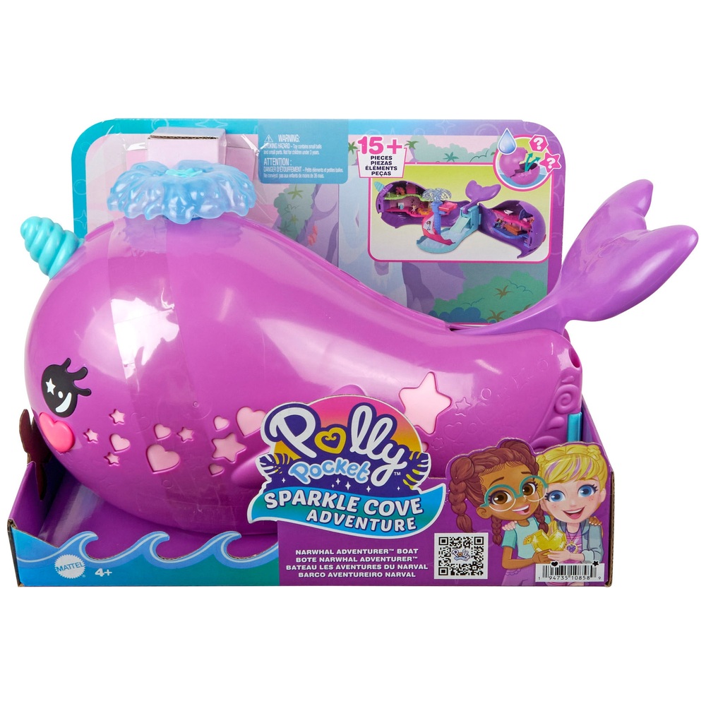 Polly Pocket - Sparkle Cove Adventure La Croisière Du Narval | Smyths ...
