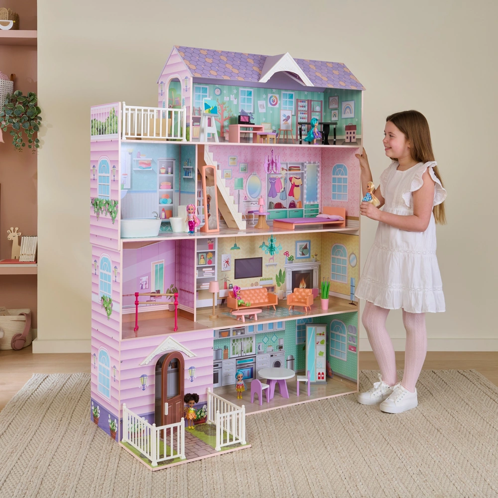 Lillie's Wooden Doll House Smyths Toys Ireland
