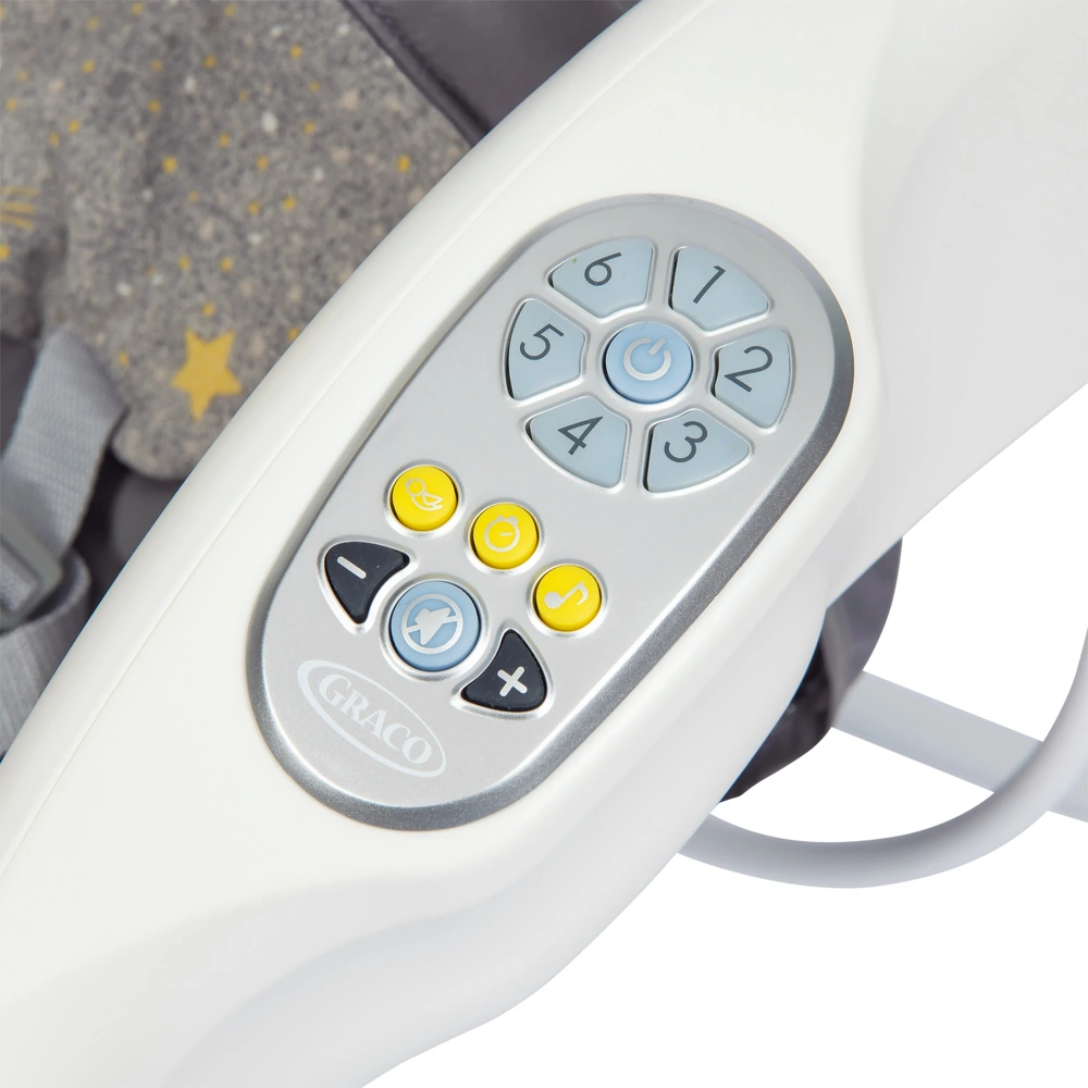 Graco Glider Lite Baby Swing Stargazer Smyths Toys UK