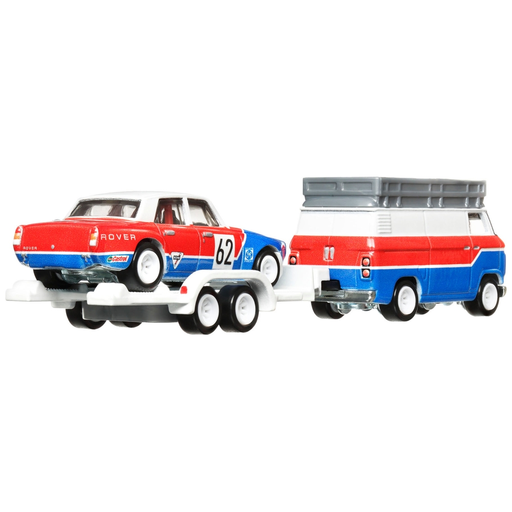 Hot Wheels Premium Team Transport ‘70 Rover P6 Group 2 And Hw Rally Hauler Vehicle Smyths Toys Uk 5849