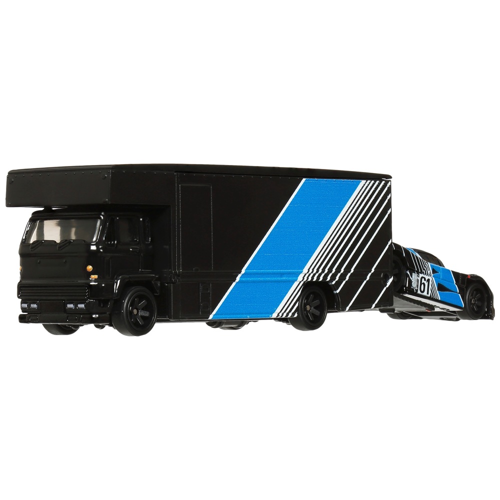 Hot Wheels Team Transport Fleet Flyer Truck & Sauber Mercedes C9 164