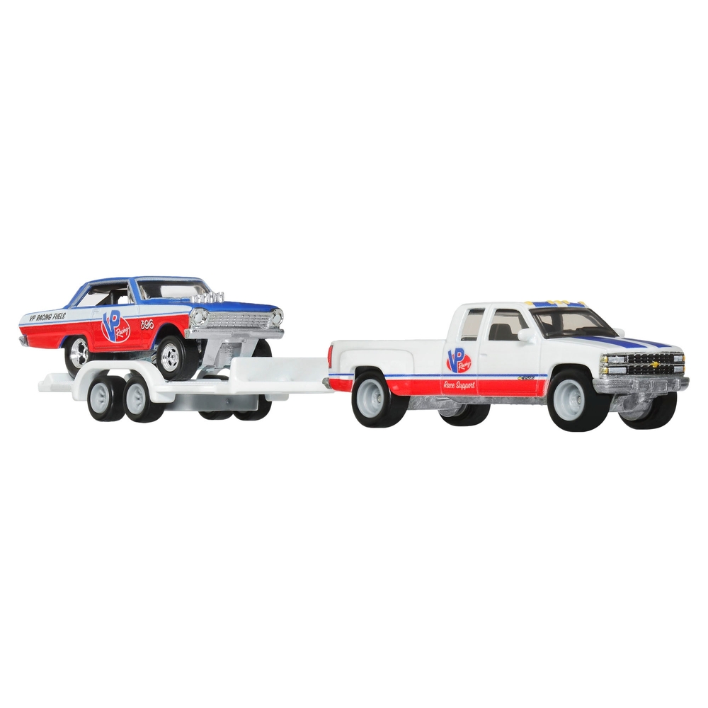 Hot Wheels: Team Transport 68 - '63 Chevy Nova and '88 Chevy Silverado ...