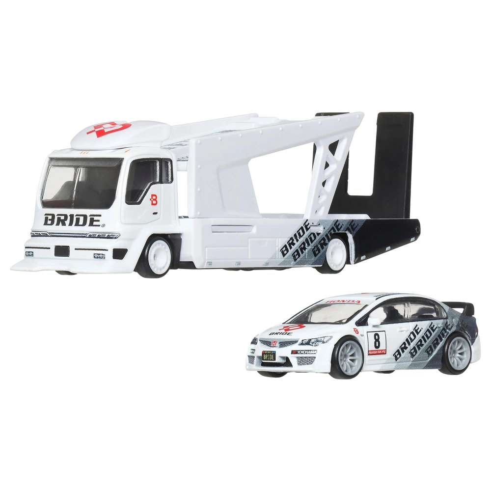Hot Wheels Premium Team Transport Auto '07 Honda Civic Type R