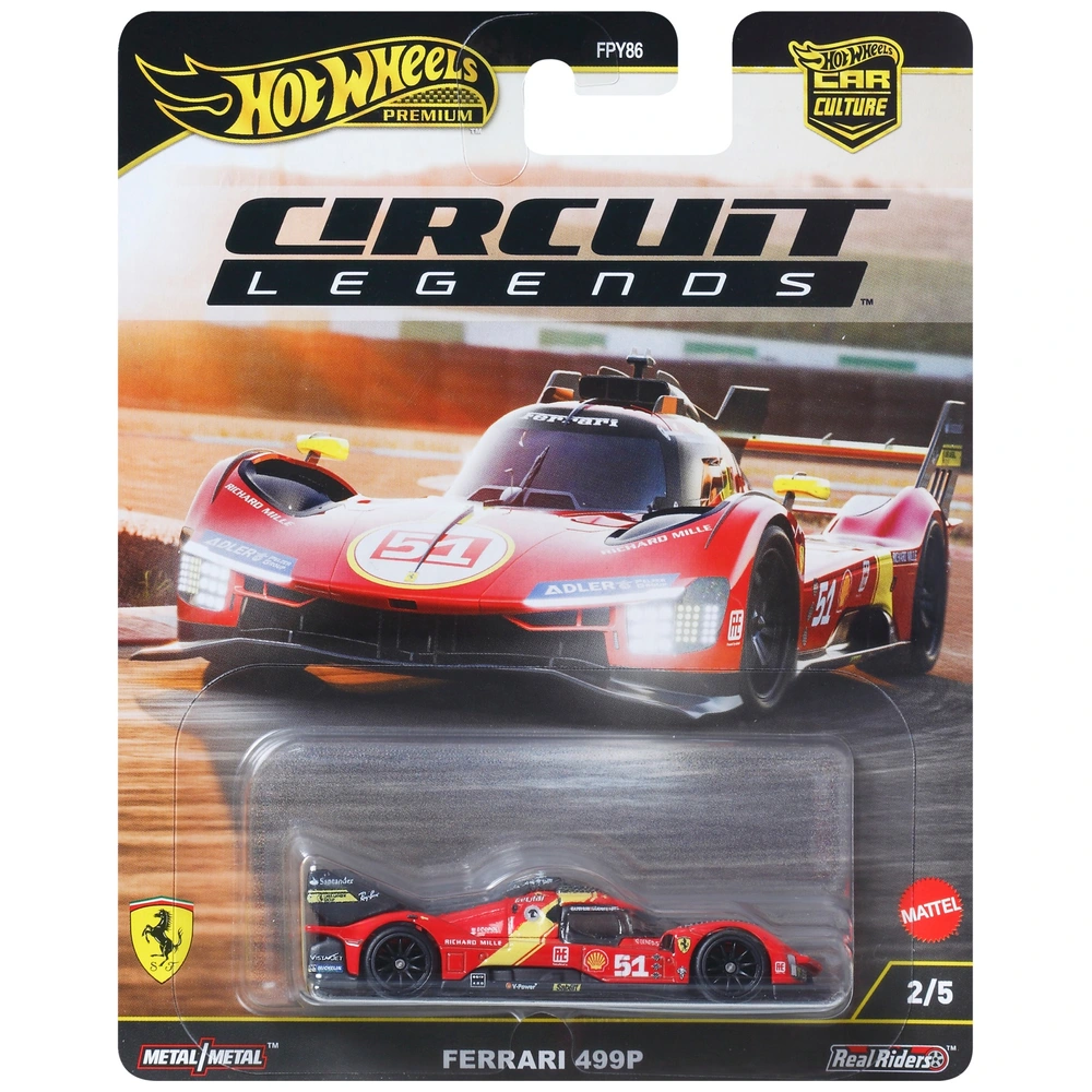 Hot Wheels Premium Car Culture Circuit Legends Auto Ferrari