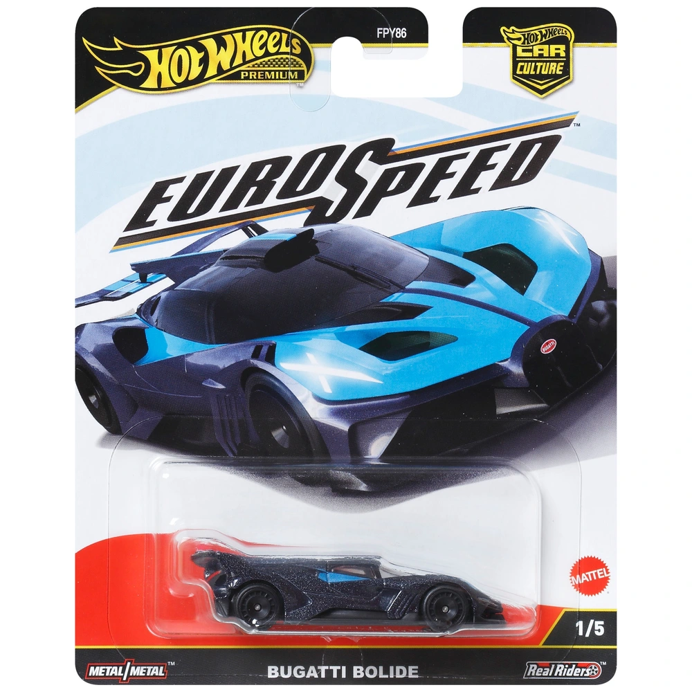 Hot Wheels Premium Car Culture Eurospeed Auto Bugatti Bolide 1:64