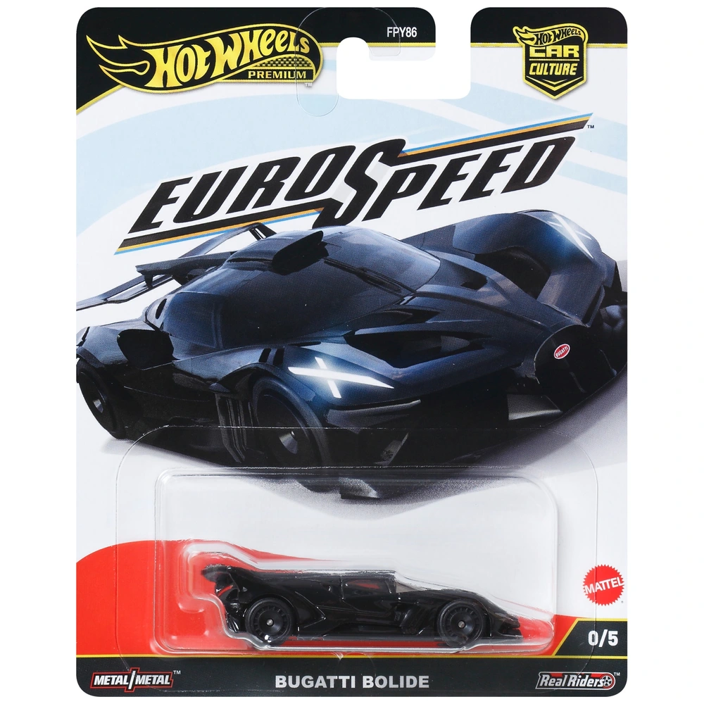 Hot Wheels Premium Car Culture Eurospeed Auto Bugatti Bolide 1:64