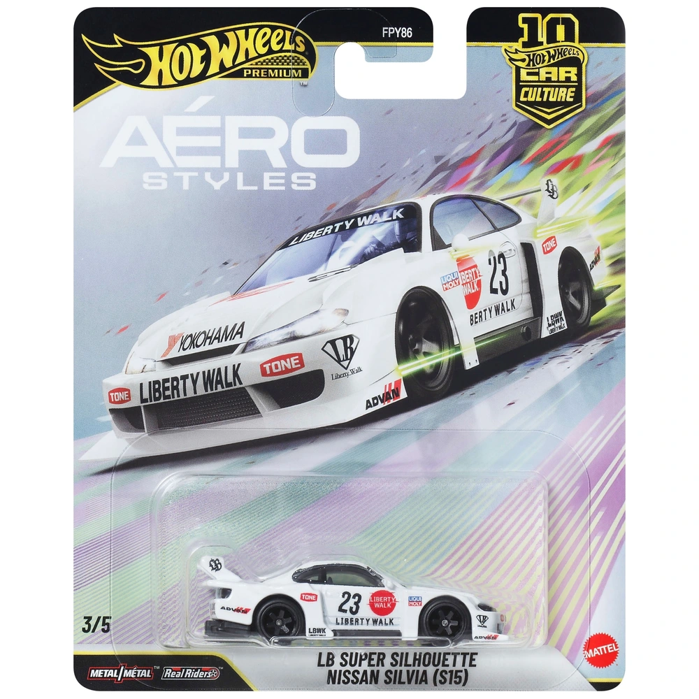 Hot Wheels Premium Aerostyles 1:64 LB Super Silhouette Nissan