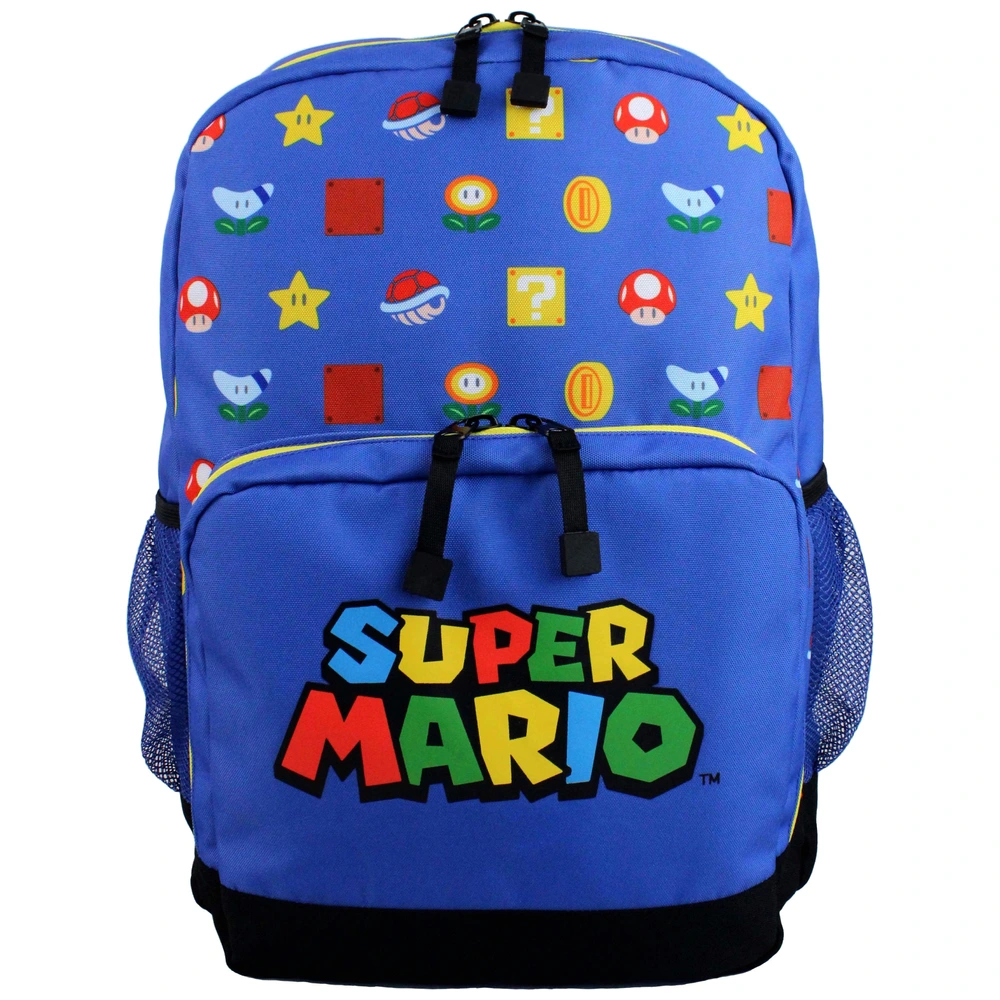 Super Mario Kids Backpack School Bag Smyths Toys Ireland