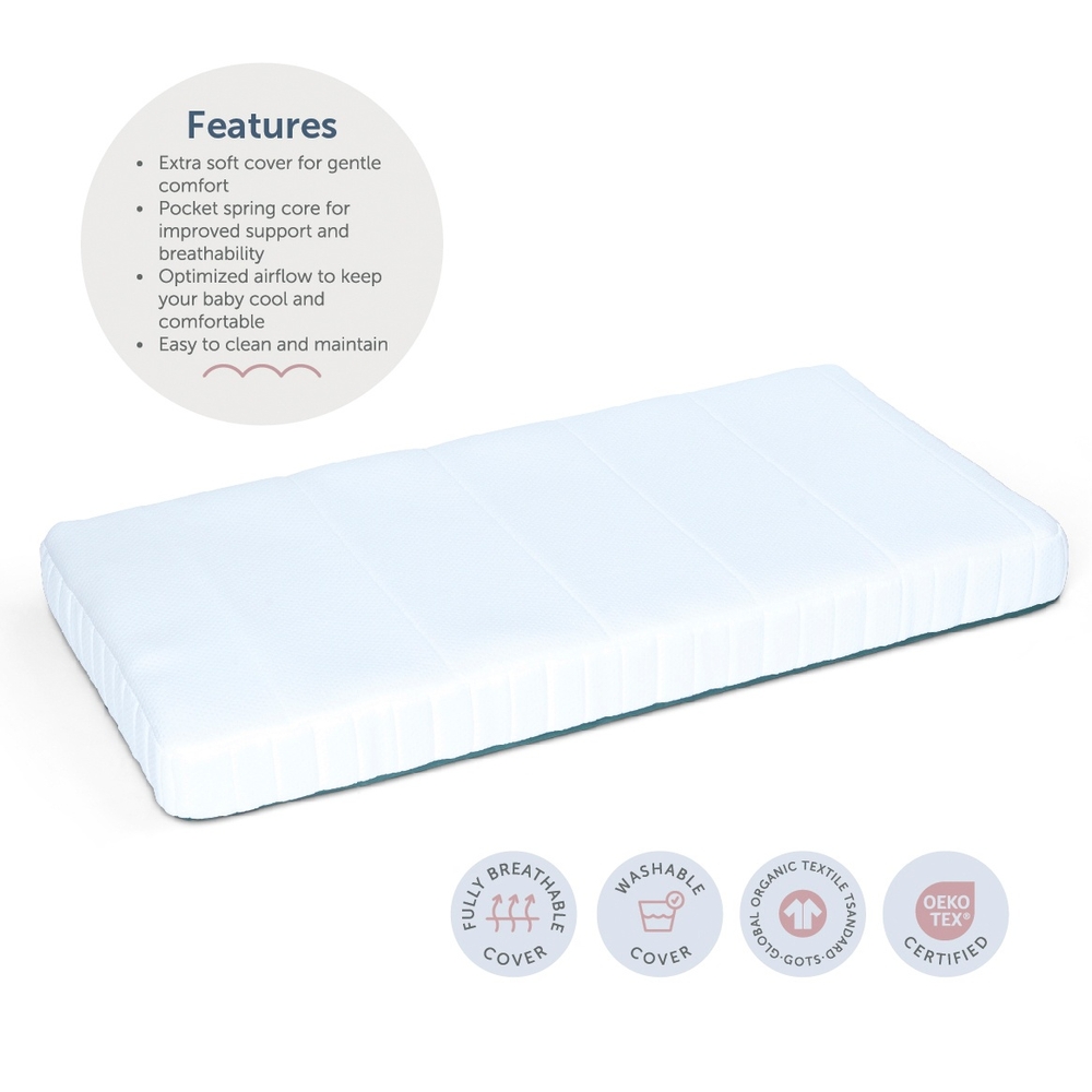 Baby Elegance Stratus Fibre Cot Mattress 120x60cm Smyths Toys UK