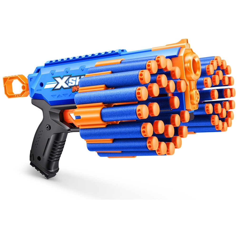 Promo Zuru XShot Insanity Mad Mega Barrel Blaster 72 Darts X Shot