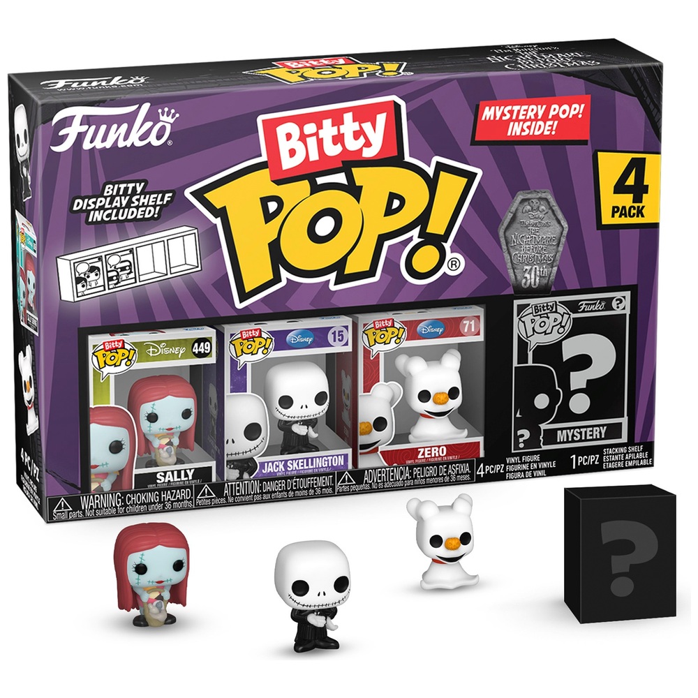 POP! Vinyl: Bitty POP The Nightmare Before Christmas Sally 4 Pack ...