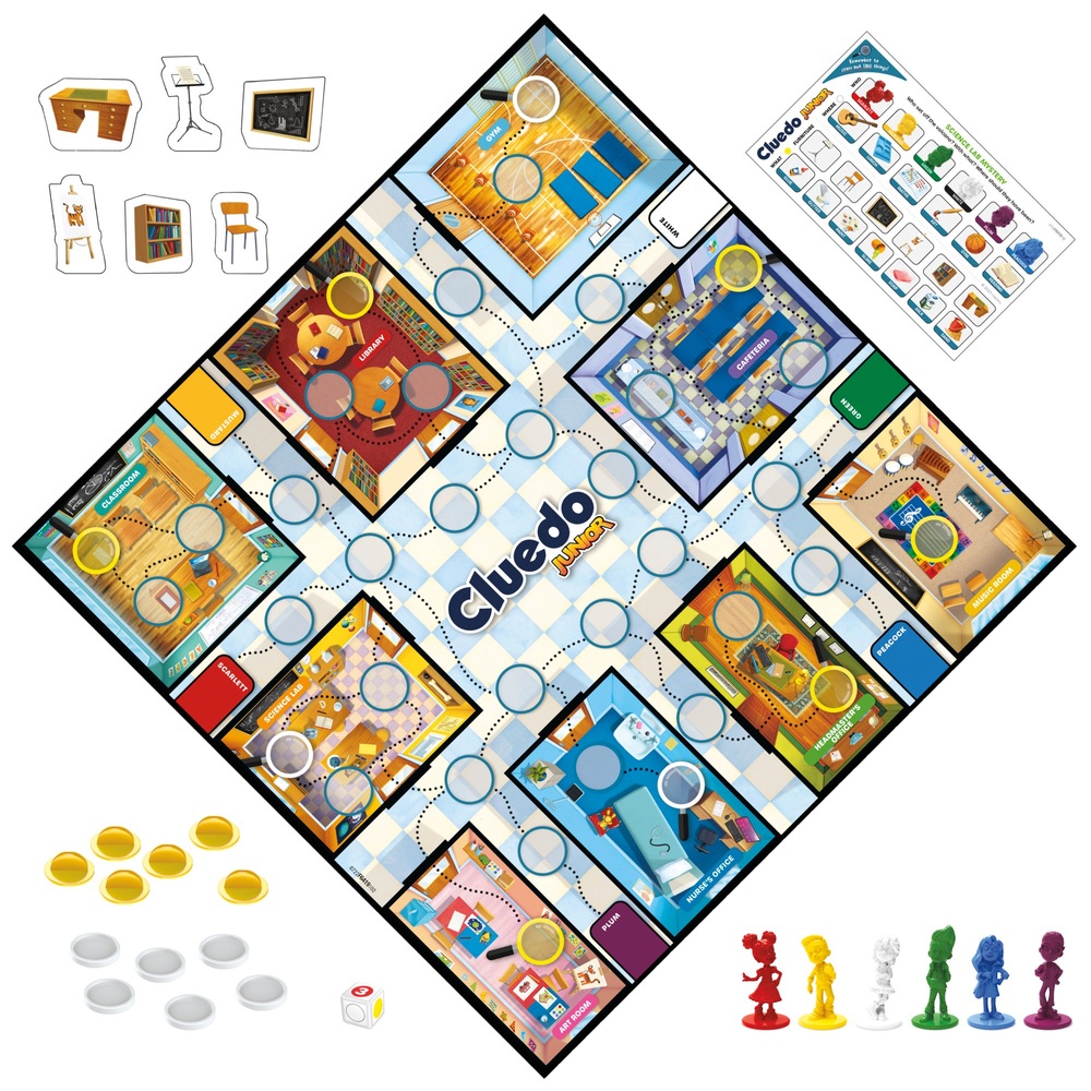 Cluedo Junior Double-Sided Board Game | Smyths Toys UK