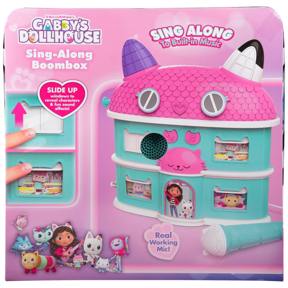 Gabby's Dollhouse Karaoke Boombox SingAlong Smyths Toys Schweiz