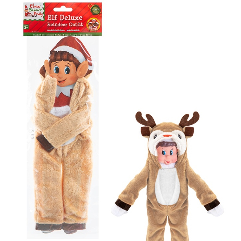 Elves Behavin' Badly Elf Deluxe Reindeer Outfit