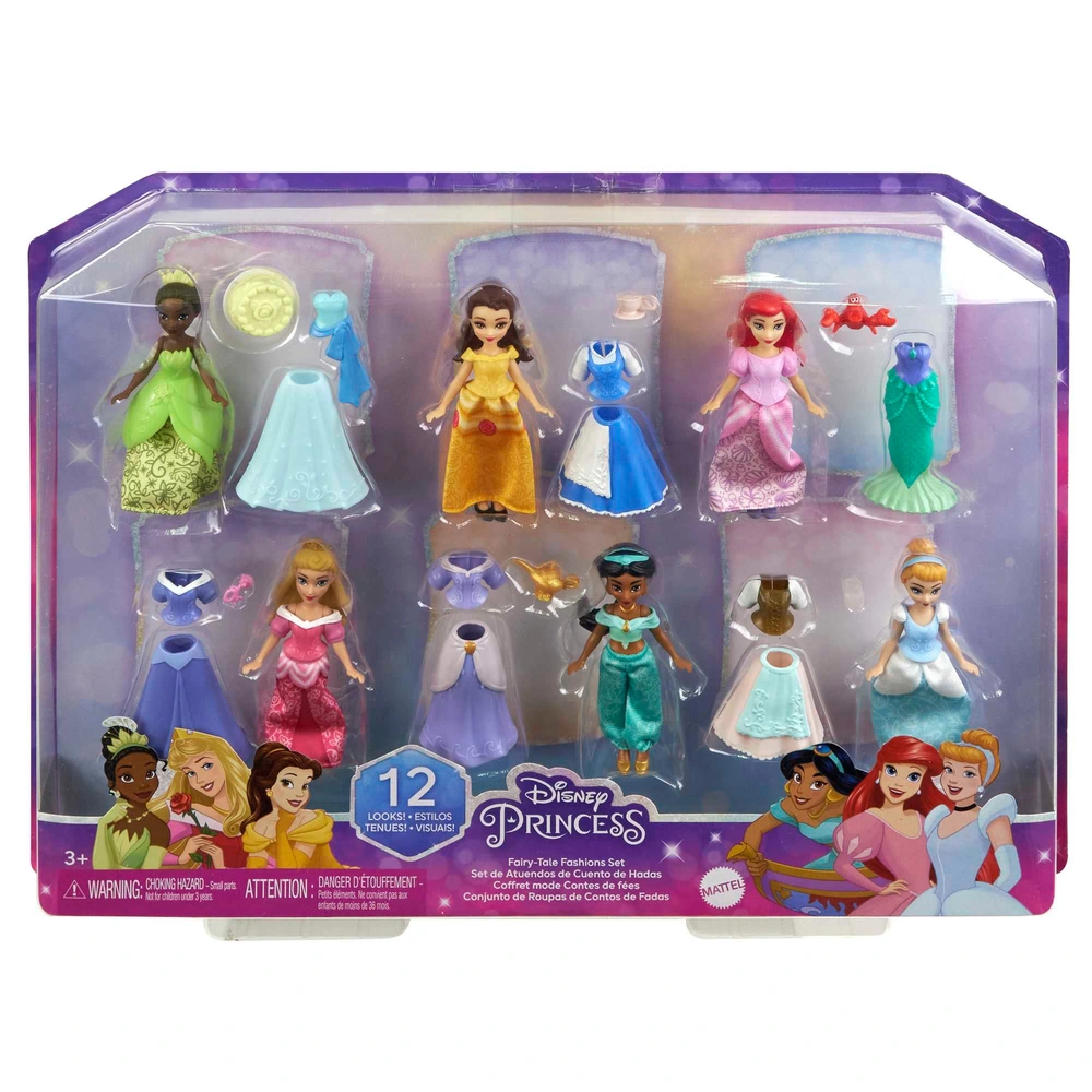 Disney Princess Dolls Fairy-Tale Fashions Pack Smyths Toys UK