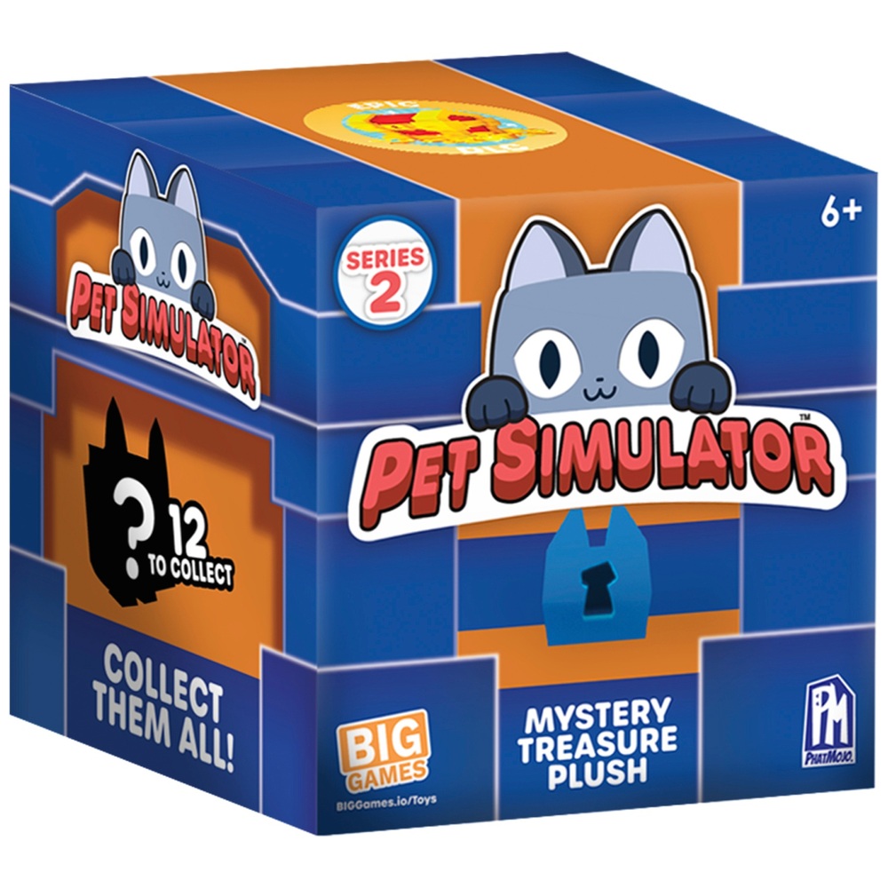 Pet Simulator Series 2 Mystery Treasure Plush Assortment | Smyths Toys UK