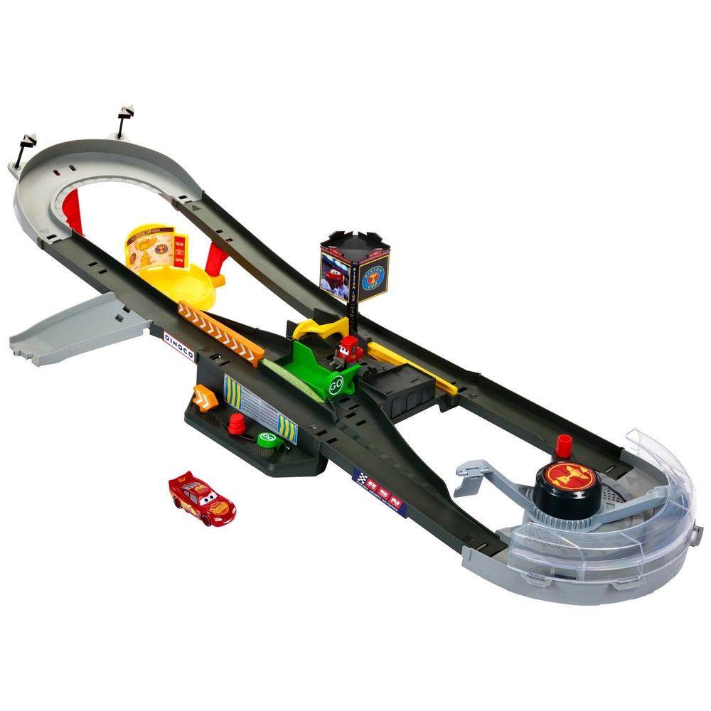 Disney Pixar Raceway Track Set 激レア Disney Cars Piston Cup Action Speedway Race Track Playset