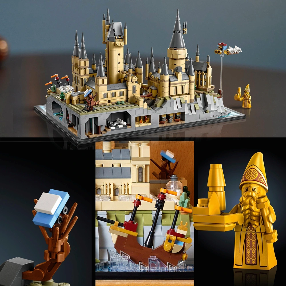 LEGO Harry Potter 76419 Hogwarts Castle and Grounds Set for Adults
