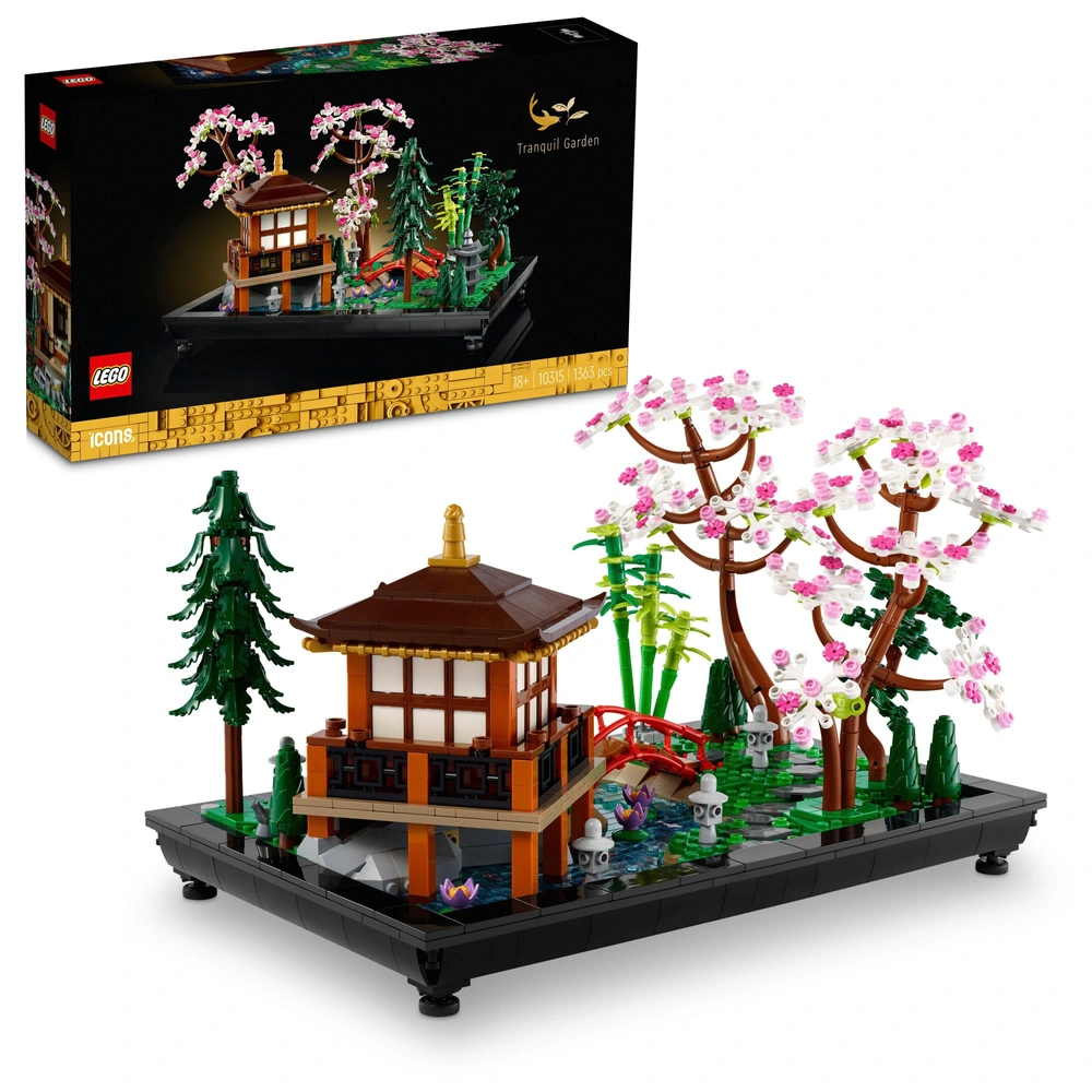 ヒョンジン　バック　パンプレット　セット LEGO Icons 10315 Tranquil Zen Garden Japanese Set for Adults