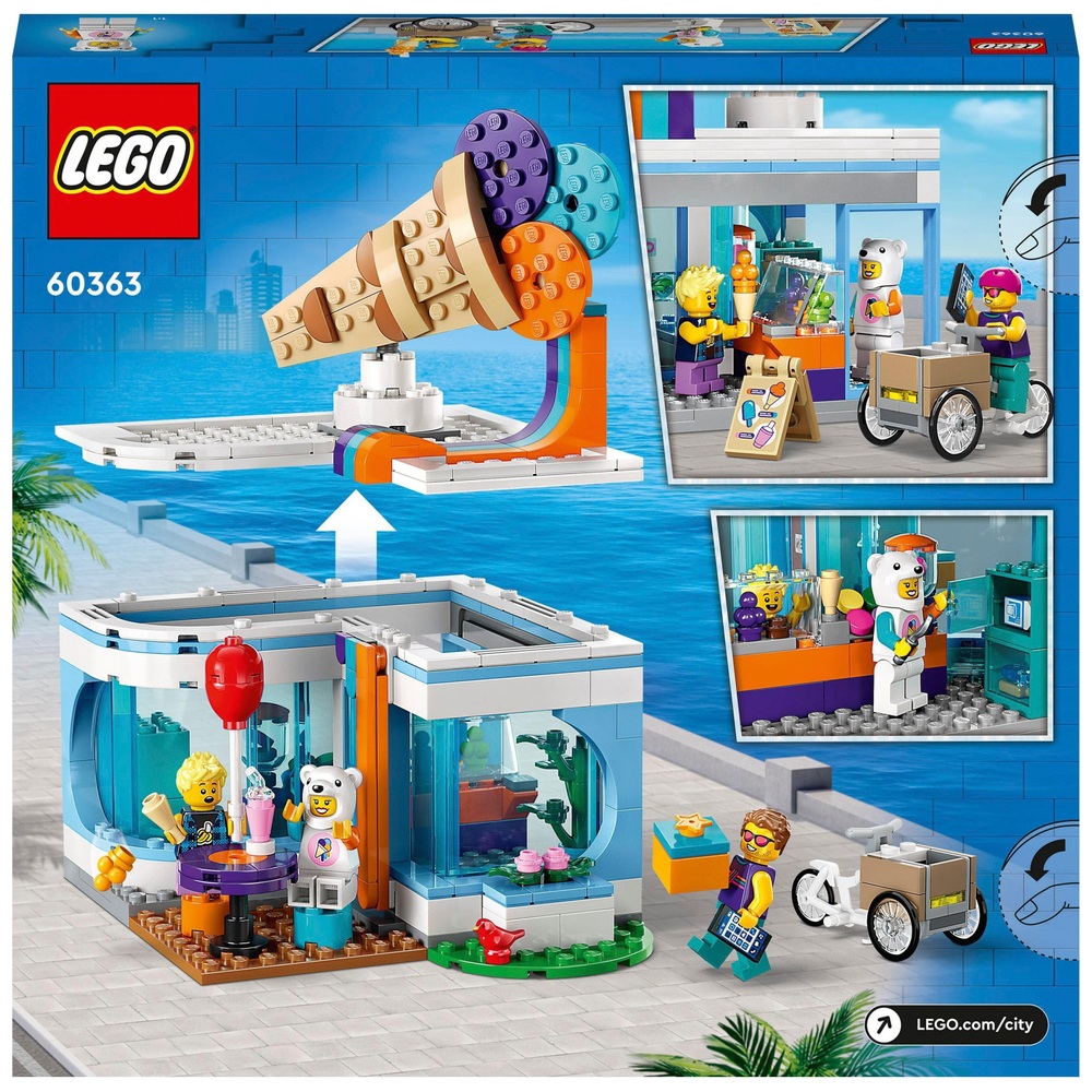 LEGO 60363 La boutique du glacier (City) (Ville) - Autour des Briques
