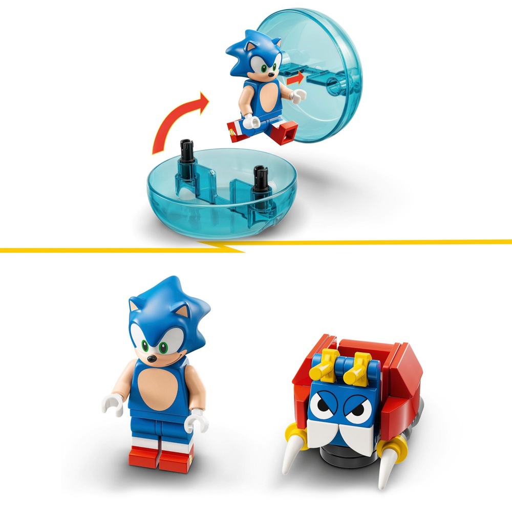 LEGO LEGO Sonic the Hedgehog 76990 Sonic et le Défi de la Sphère