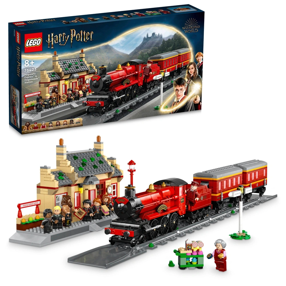 LEGO Harry Potter 76423 Hogwarts Express Train Set with Hogsmeade
