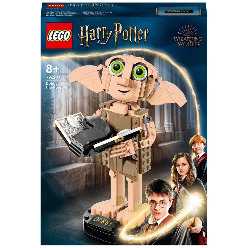 Harry Potter Peluche Dobby elfe de maison de la famille Malfoy - hauteur  18cm : : Jeux et Jouets