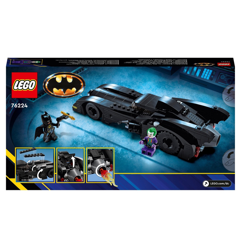 LEGO DC 76224 Batmobile: Batman vs. The Joker Chase Car Toy