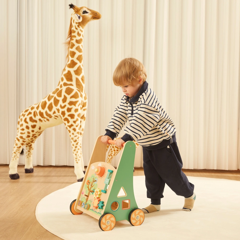 Learning Walker Squirrel Play Wooden Baby Steps Walker B Toys Play