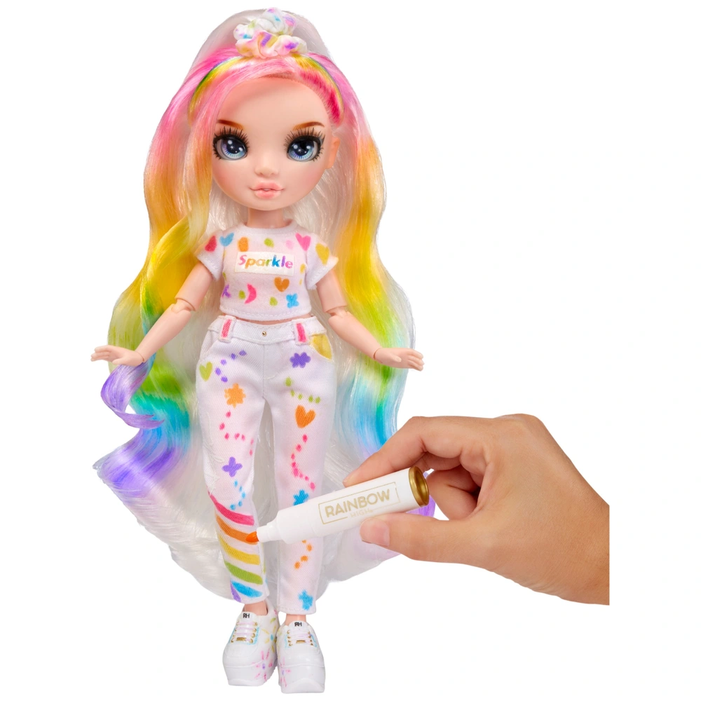 Rainbow High Color Create Doll DIY Blue Eyes Smyths Toys UK