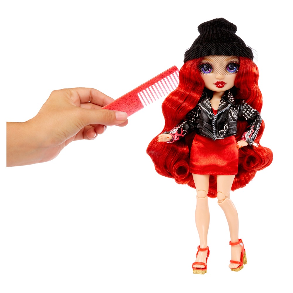 Rainbow High Cheer Ruby Anderson – Red Fashion Doll with Pom Poms
