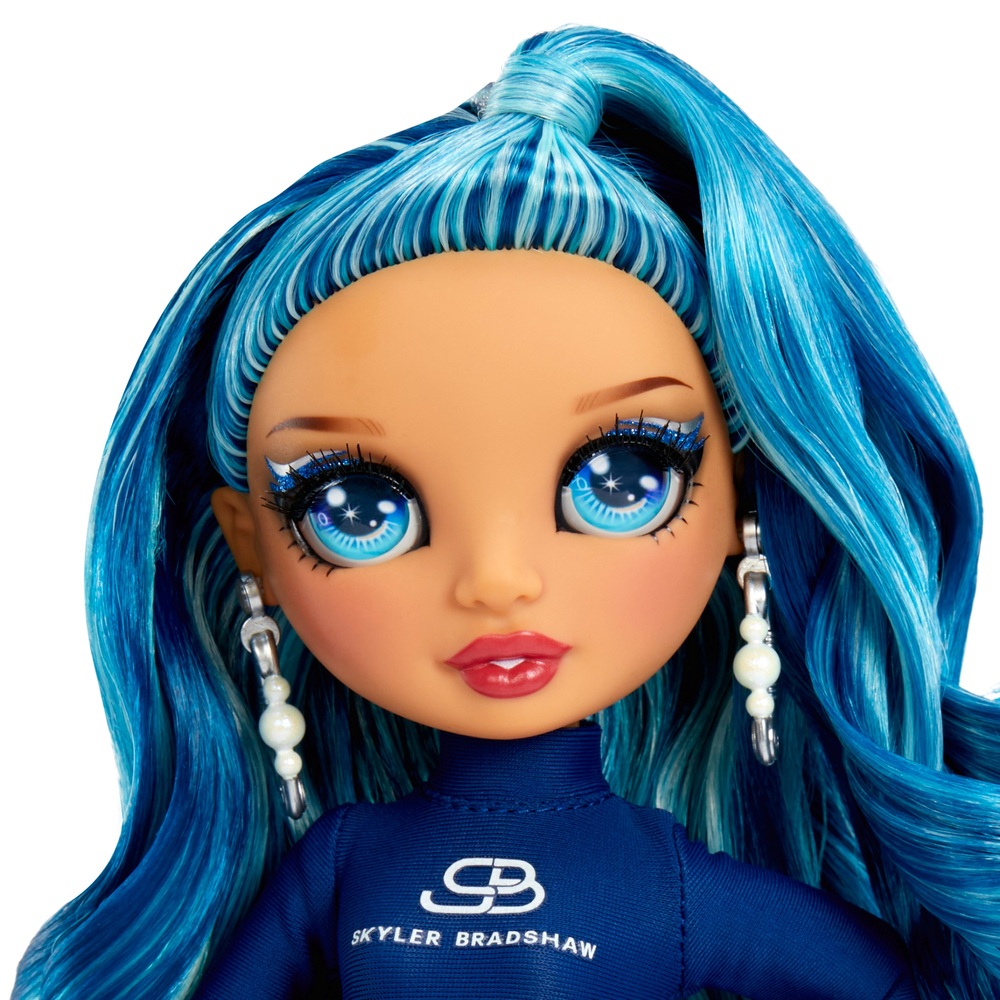 Rainbow High Skyler Bradshaw : poupée-mannequin bleue avec 2 tenues 