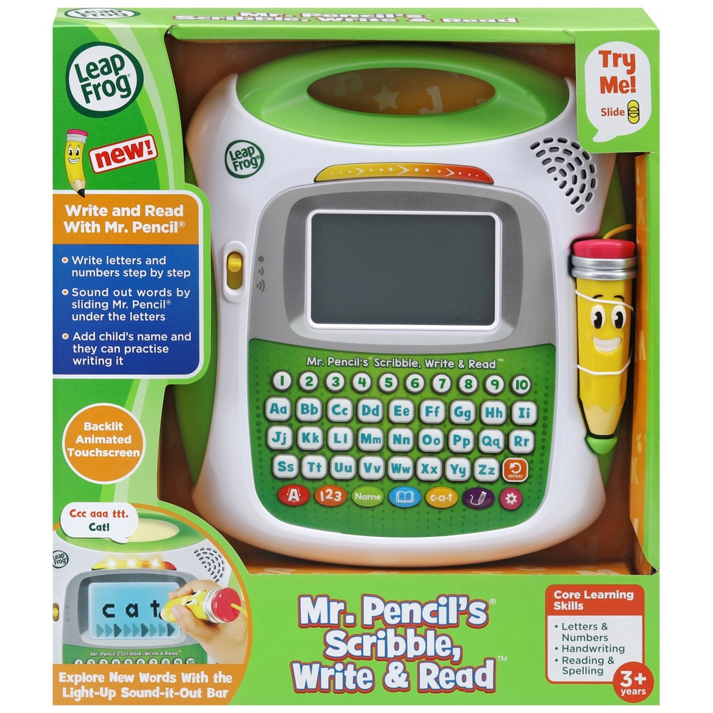 LeapFrog Mr. Pencil's Scribble, Write & Read | Smyths Toys Ireland