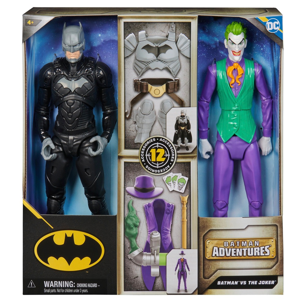 Batman Adventures: Batman Vs The Joker 30cm Action Figures Pack ...