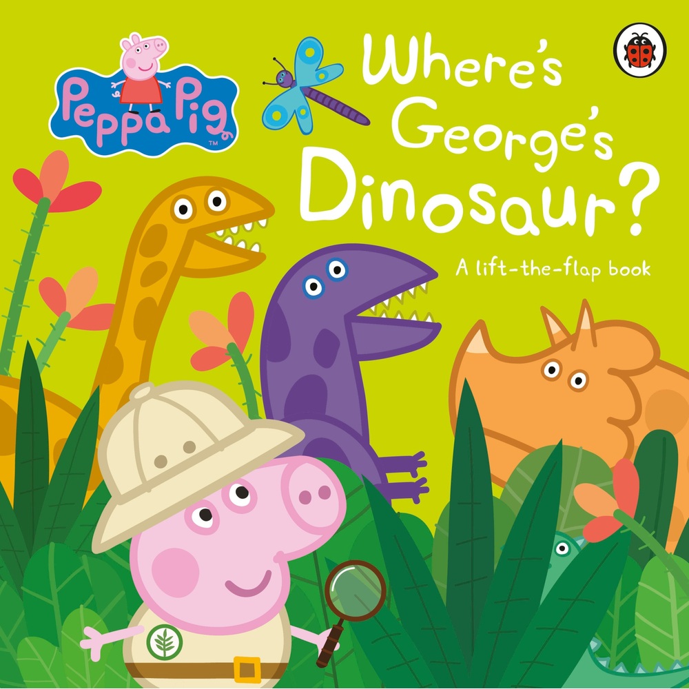 Pig　Peppa　Dinosaur?　Book　Smyths　The　George's　Where's　Lift　A　Flap　Toys　UK
