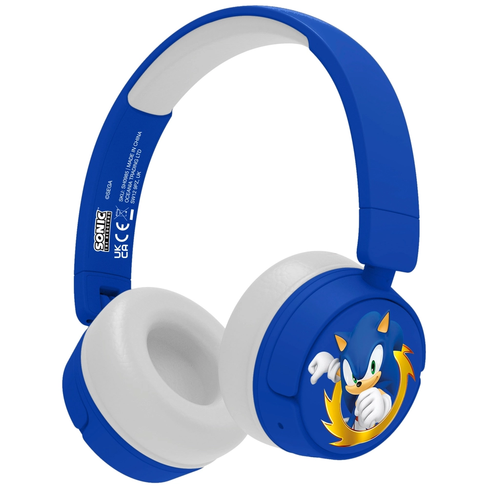 Sonic The Hedgehog Kids' Wireless Bluetooth Headphones Smyths