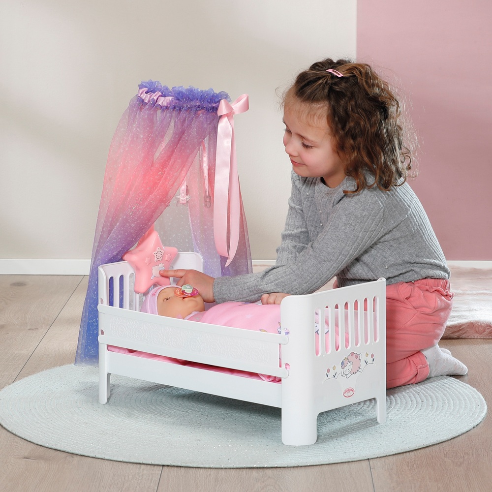 Baby Annabell Spieluhr mit Sweet und Dreams Lichterhimmel Puppenbett Smyths Österreich | Toys