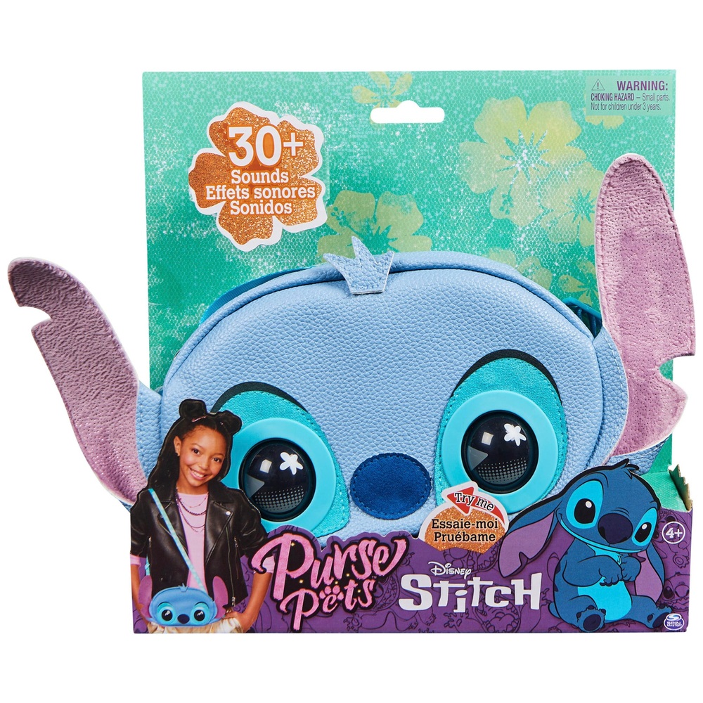 Purse Pets Disney Stitch Interactive Pet with 30 Sounds Smyths