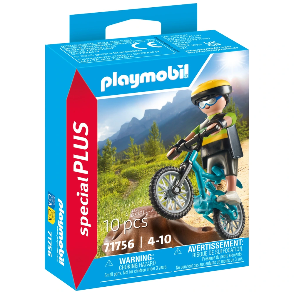PLAYMOBIL Special Plus 71756 Mountainbiker | Smyths Toys Nederland