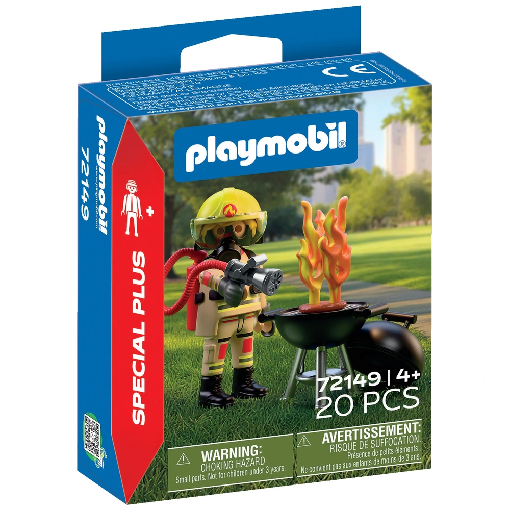 PLAYMOBIL Special Plus 72149 Feuerwehrmann mit Brandherd | Smyths