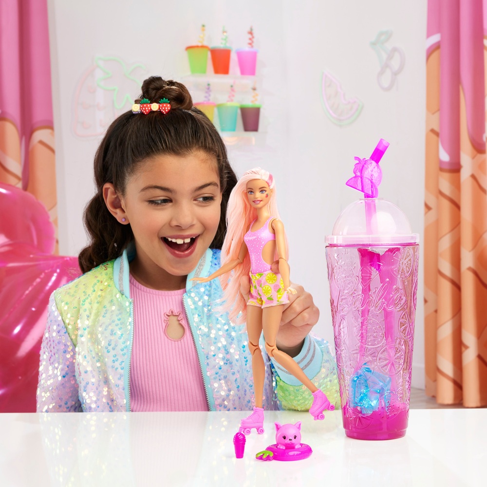 Barbie Pop Reveal Fruit Series Doll, Strawberry Lemonade