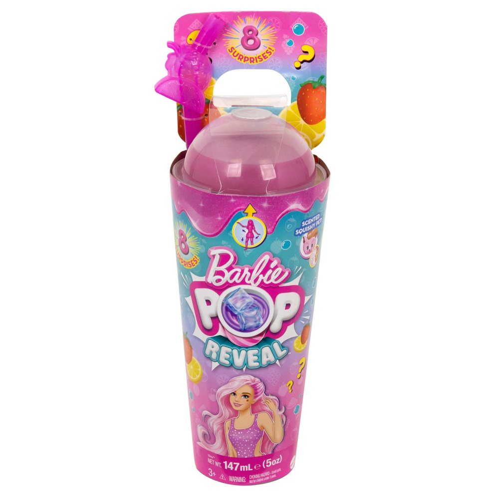 Barbie Pop Reveal Fruit Series - Strawberry Lemonade Scented Doll ...