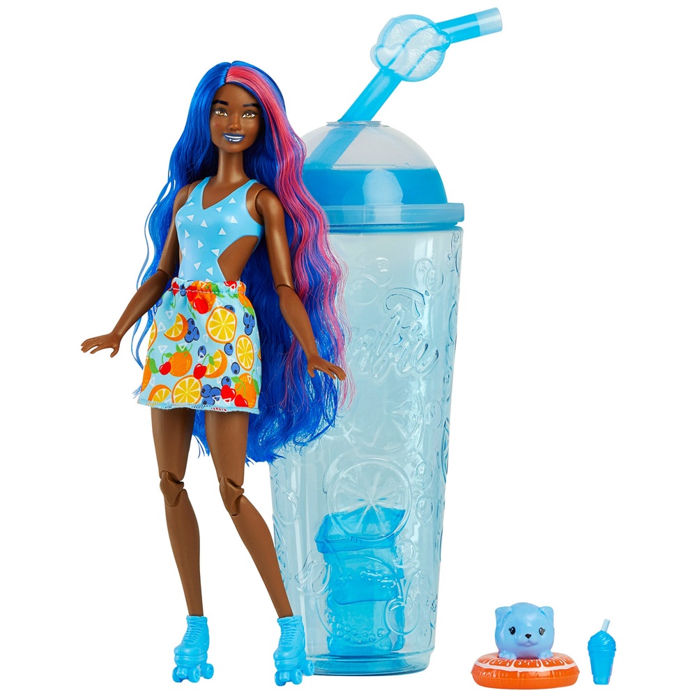 Barbie Pop Reveal Fruit Series Fruit Punch Doll, 8 Surprises