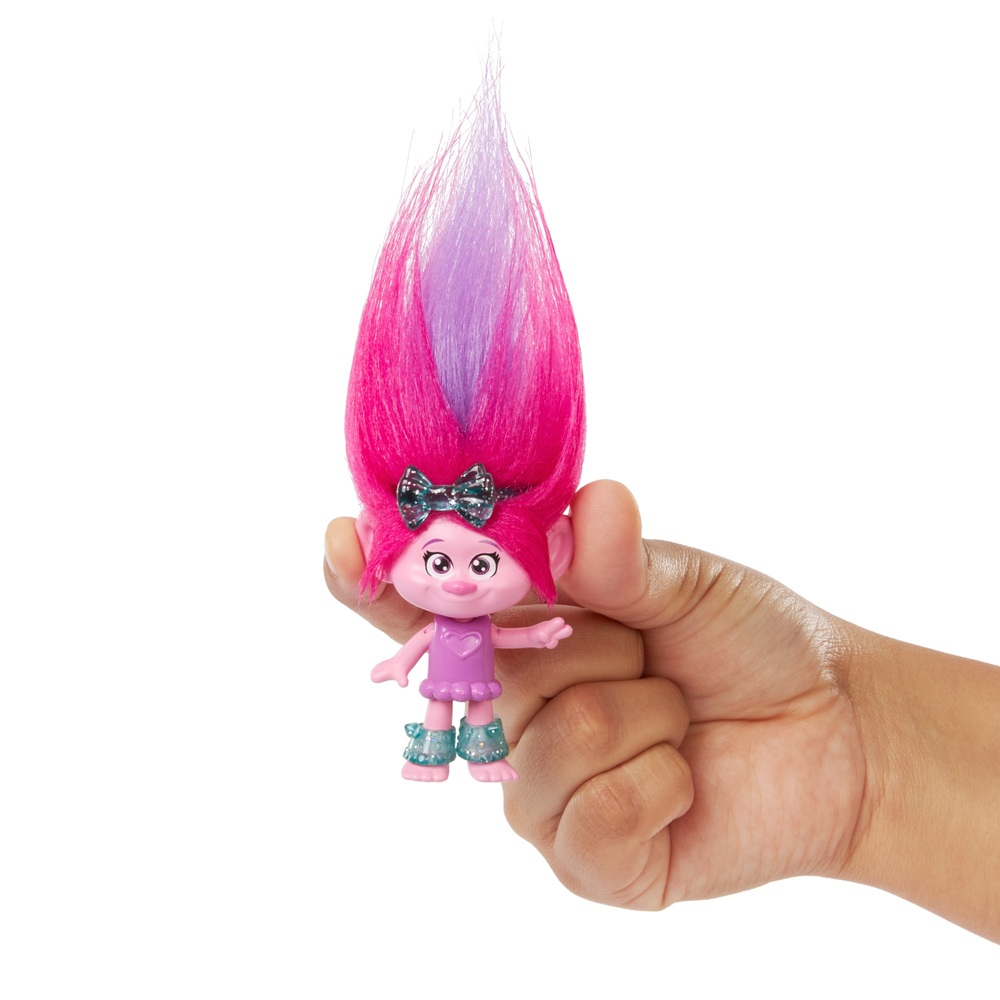 Trolls 3 Band Together Hair Pops Poppy Small 10cm Doll | Smyths Toys UK