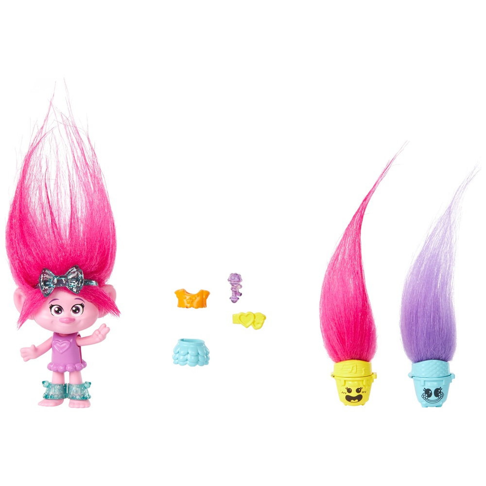 Trolls 3 Band Together Hair Pops Poppy Small 10cm Doll Smyths Toys Uk