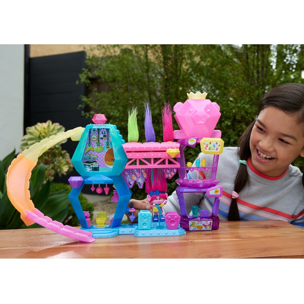 Trolls 3 Band Together Mount Rageous Playset with Queen Poppy Doll ...