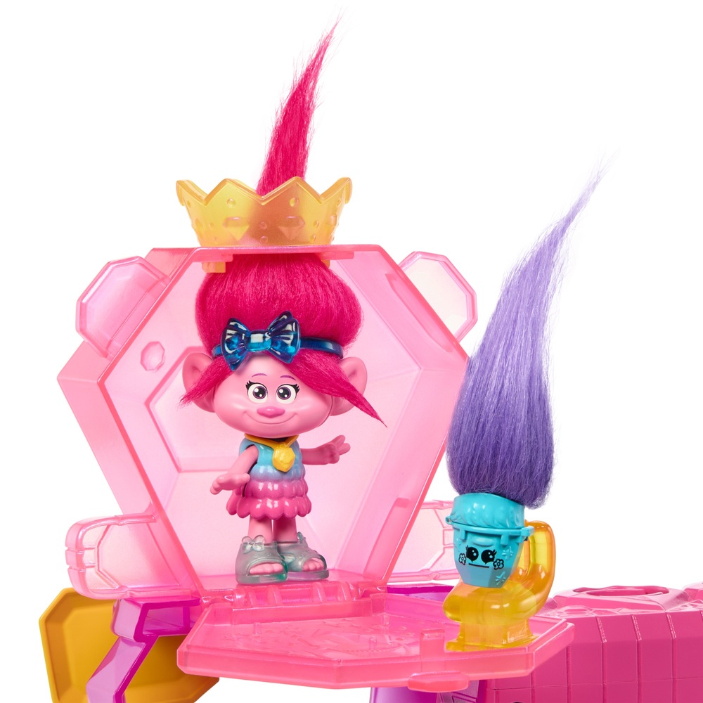 Trolls 3 Band Together Mount Rageous Playset with Queen Poppy Doll ...