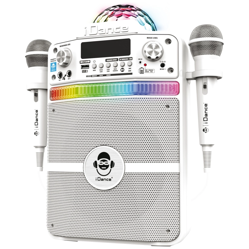 Groove X1 Partybox 200W - Enceinte Bluetooth Karaoké Avec Lumière Disco Et Pied Réglable